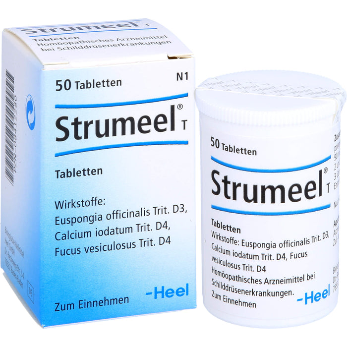 Strumeel T Tabletten bei Schilddrüsenerkrankungen, 50 pcs. Tablets