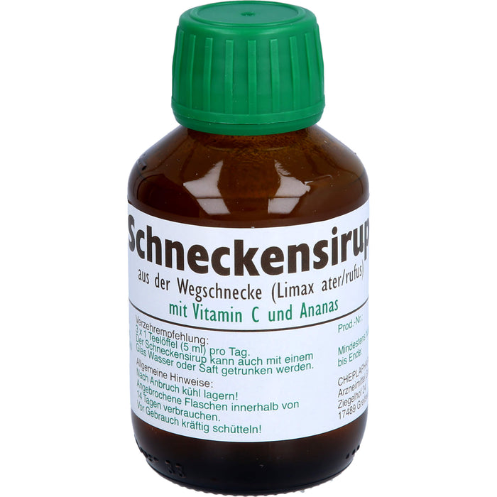 Schnecken-Extrakt-Sirup Hotz, 100 ml Solution