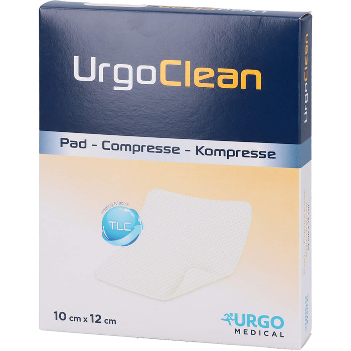 UrgoClean Kompresse mit sanft haftender TLC-Matrix, 10 St KOM