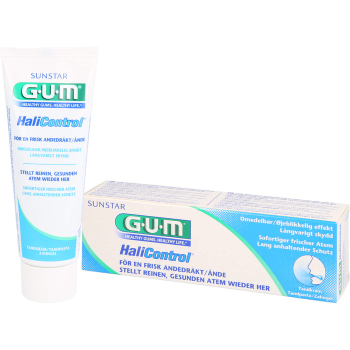 GUM HaliControl Zahngel, 75 ml Dentifrice