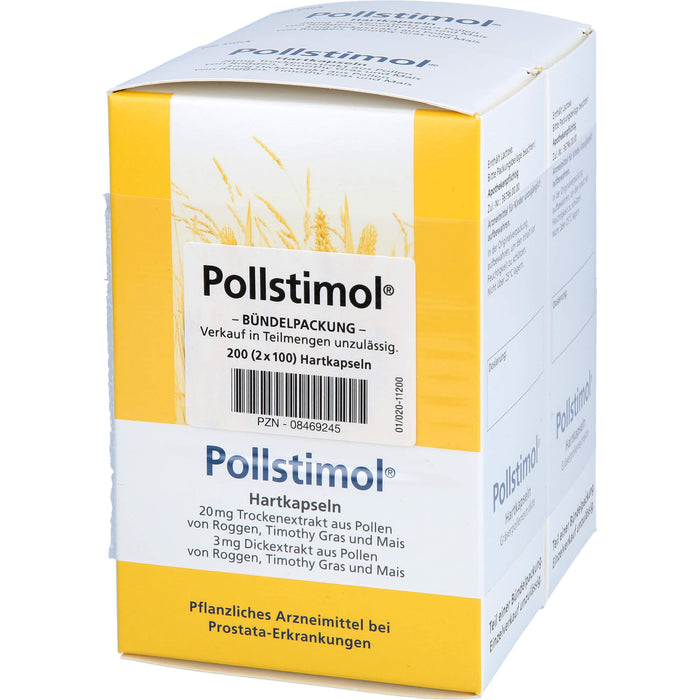 Pollstimol Hartkapseln bei Prostata-Erkrankungen, 200 pcs. Capsules