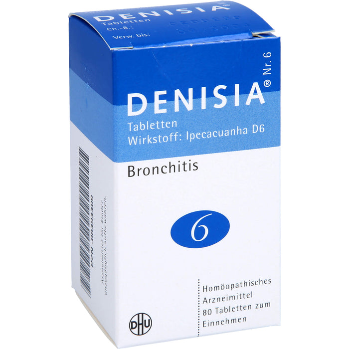 Denisia 6 Atemwegserkrankungen Tabletten, 80 St. Tabletten