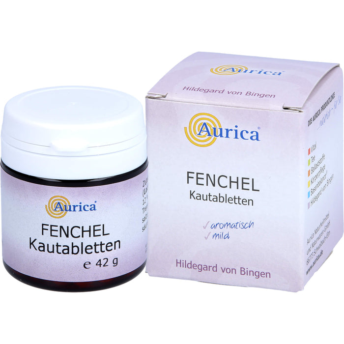 Aurica Fenchel Kauttabletten, 170 pcs. Tablets