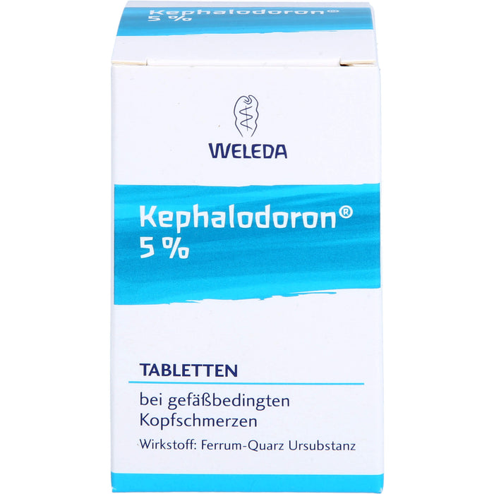 WELEDA Kephalodoron 5% Tabletten bei gefäßbedingten Kopfschmerzen, 100 pcs. Tablets