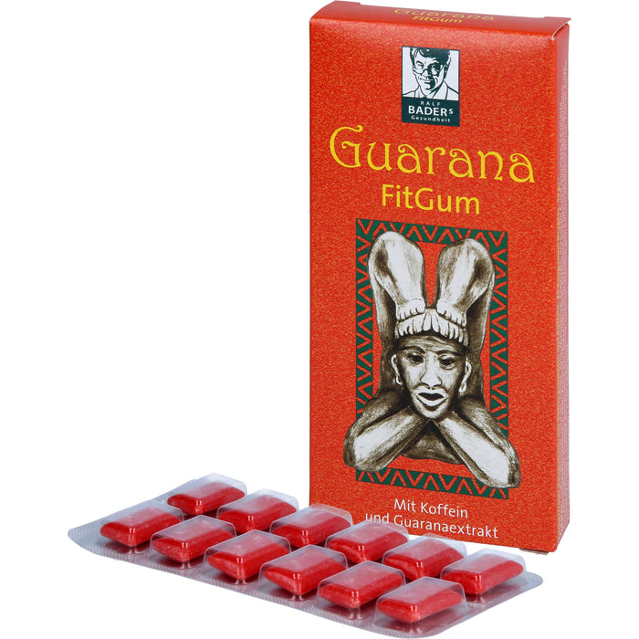 Guarana Fitgum Blister, 12 pc Dragées