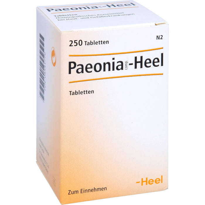 Paeonia comp. Heel Tabletten bei Haut- und Gefäßerkrankungen, 250 pcs. Tablets