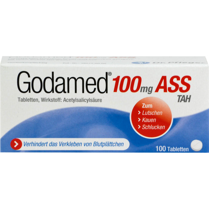 Godamed 100 mg ASS TAH Tabletten, 100 pc Tablettes