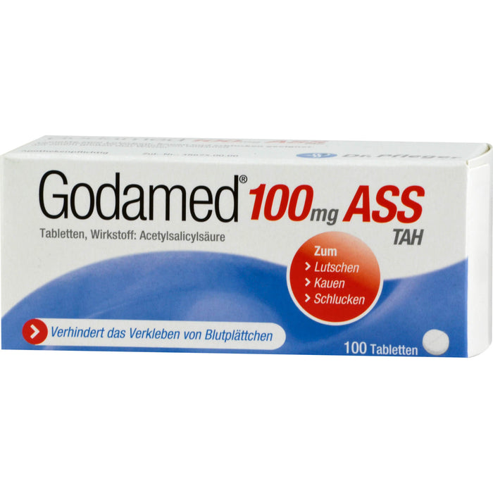 Godamed 100 mg ASS TAH Tabletten, 100 pcs. Tablets