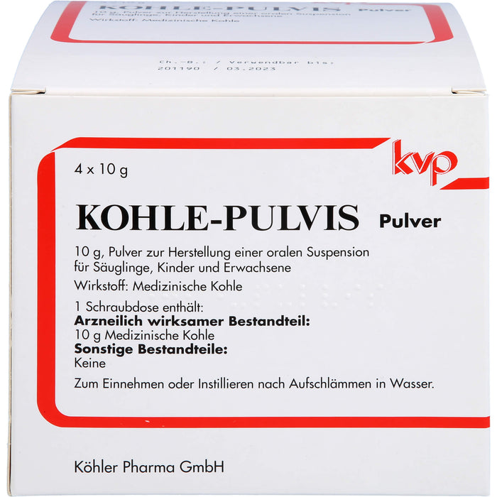 KOHLE-PULVIS Pulver, 40 g Powder