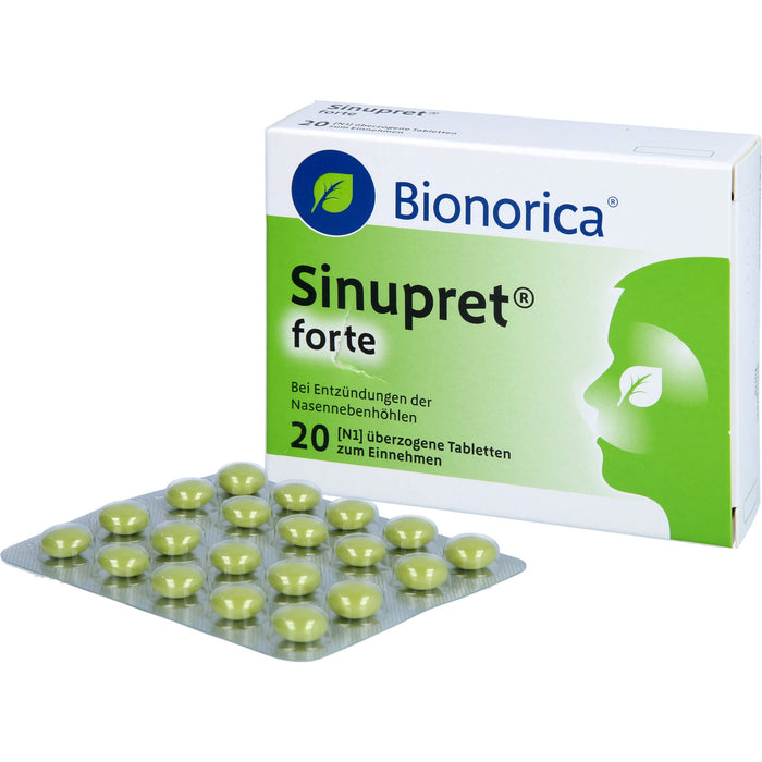 Sinupret forte überzogene Tabletten, 20 pc Tablettes