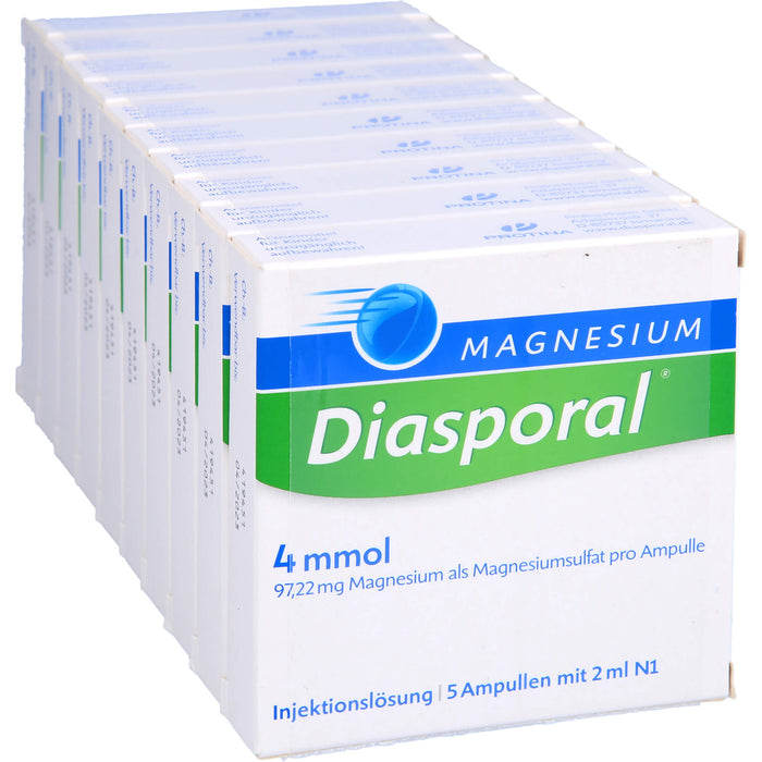 Magnesium-Diasporal 4mmol Injektionslösung gegen Krämpfe und Verspannungen, 50 ml Solution