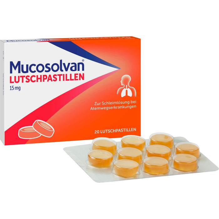 Mucosolvan 15 mg Lutschpastillen, 20 pcs. Tablets