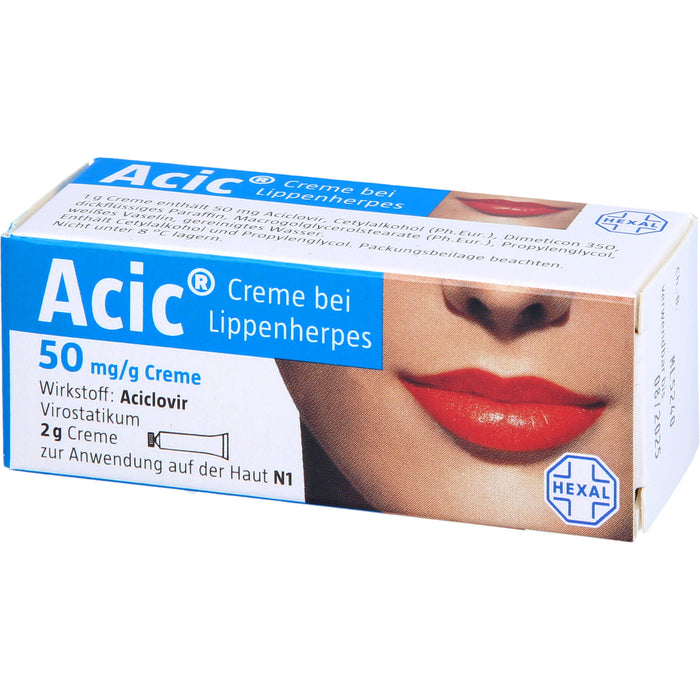 Acic Creme bei Lippenherpes, 2 g Crème