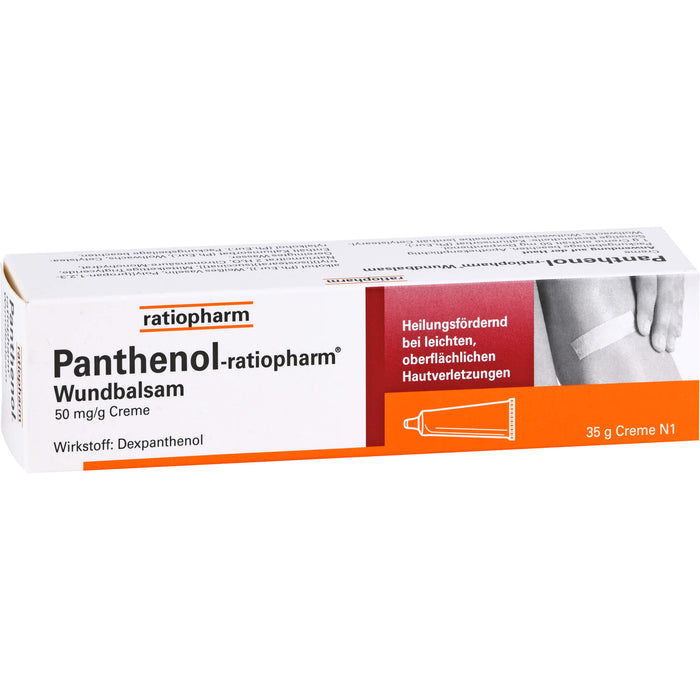 Panthenol-ratiopharm Wundbalsam heilungsfördernde Creme, 35 g Cream