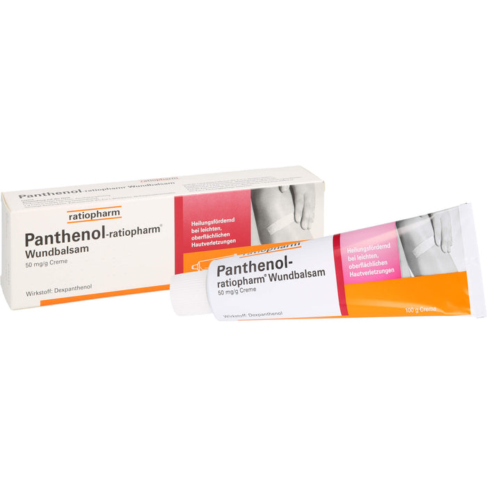 Panthenol-ratiopharm Wundbalsam heilungsfördernde Creme, 100 g Cream