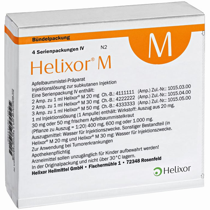 Helixor M Serienpackung IV, 28 St. Ampullen