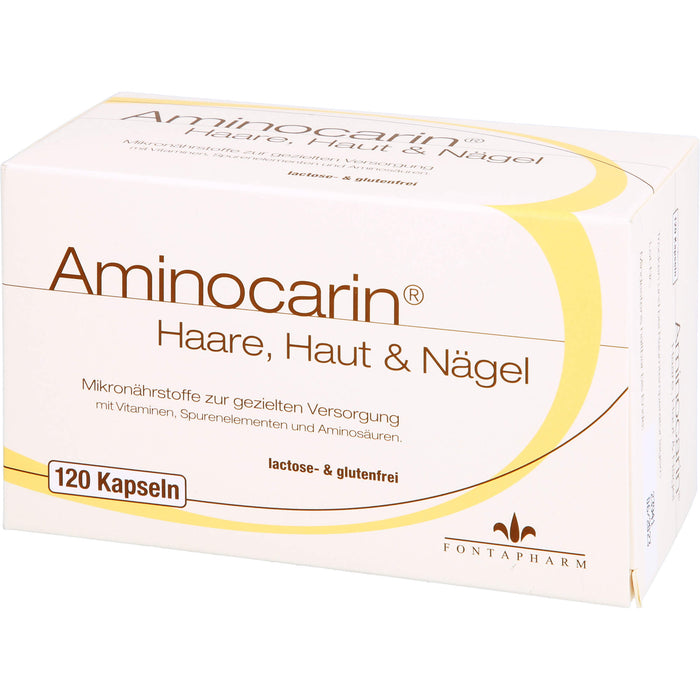 Aminocarin Haare, Haut & Nägel Kapseln, 120 pcs. Capsules