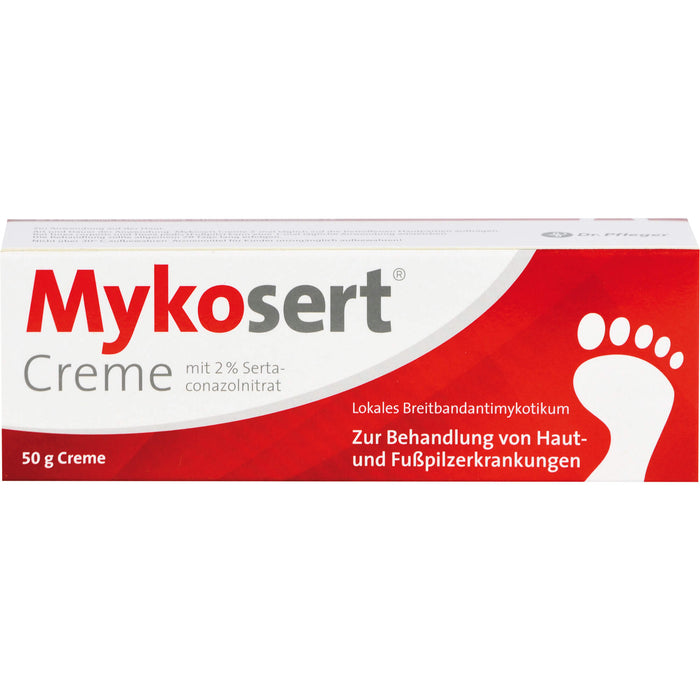 Mykosert Creme bei Haut- und Fußpilz, 50 g Crème