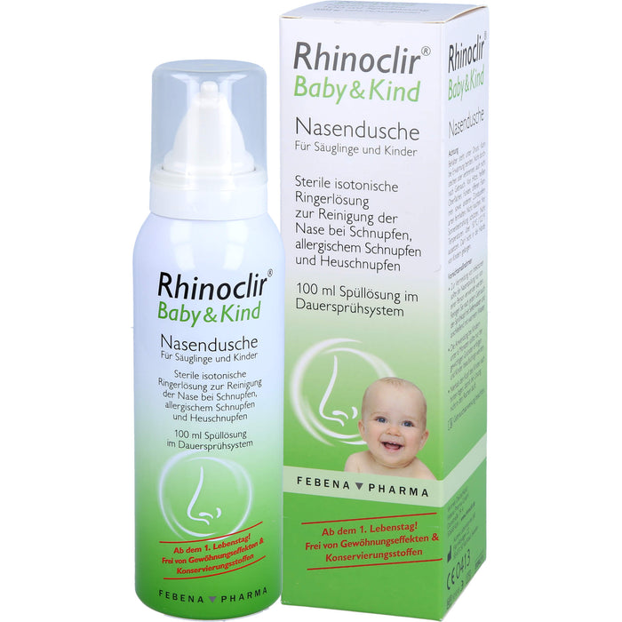 Rhinoclir Baby & Kind Nasendusche, 100 ml Solution