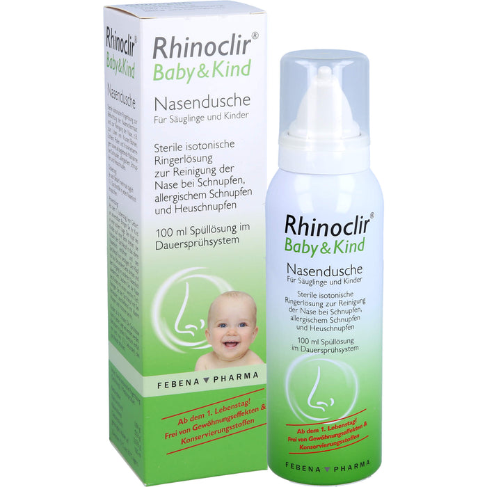 Rhinoclir Baby & Kind Nasendusche, 100 ml Solution