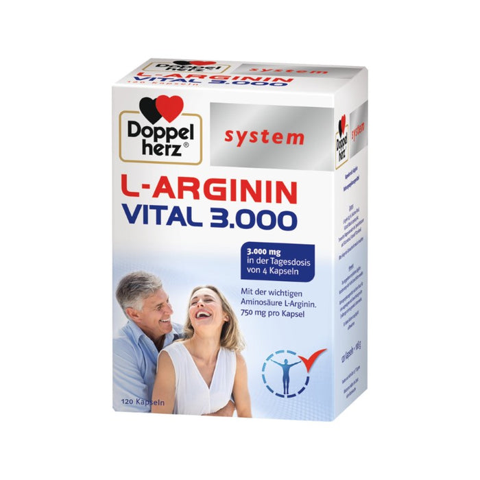 Doppelherz system L-ARGININ VITAL 3.000, 120 pcs. Capsules