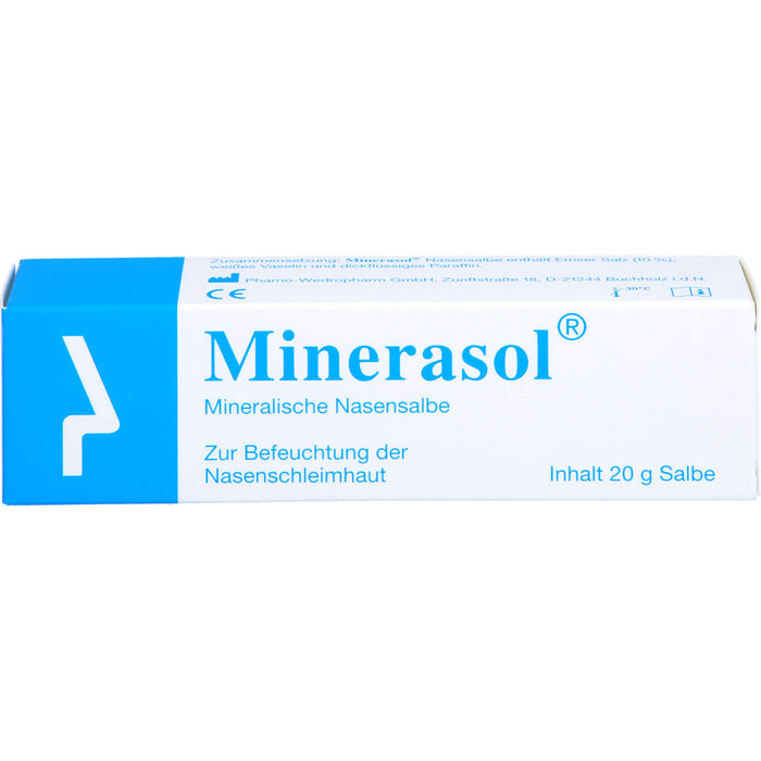 Minerasol mineralische Nasensalbe zur Befeuchtung der Nasenschleimhaut, 20 g Ointment