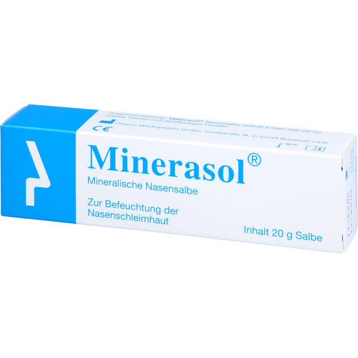 Minerasol mineralische Nasensalbe zur Befeuchtung der Nasenschleimhaut, 20 g Ointment
