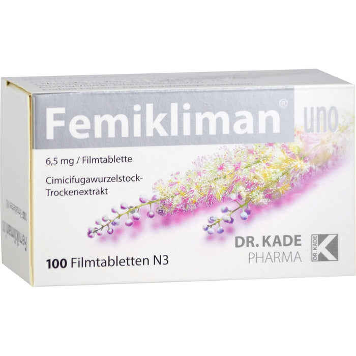 DR. KADE Femikliman uno Filmtabletten bei Wechseljahresbeschwerden, 100 pcs. Tablets