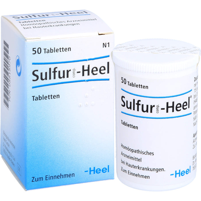 Sulfur comp.-Heel Tbl., 50 St TAB