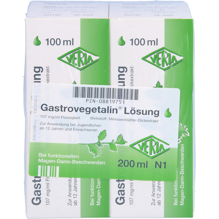 Gastrovegetalin Lösung, Flüssigkeit, 200 ml Lösung