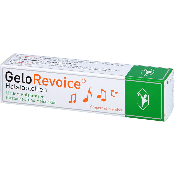 GeloRevoice Halstabletten Grapefruit-Menthol, 20 St. Tabletten