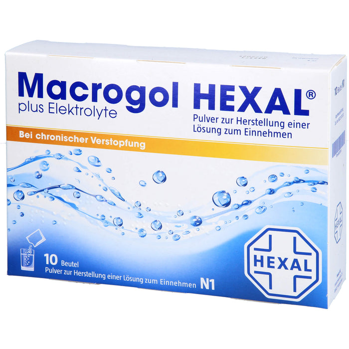 Macrogol HEXAL plus Elektrolyte, 10 pc Sachets