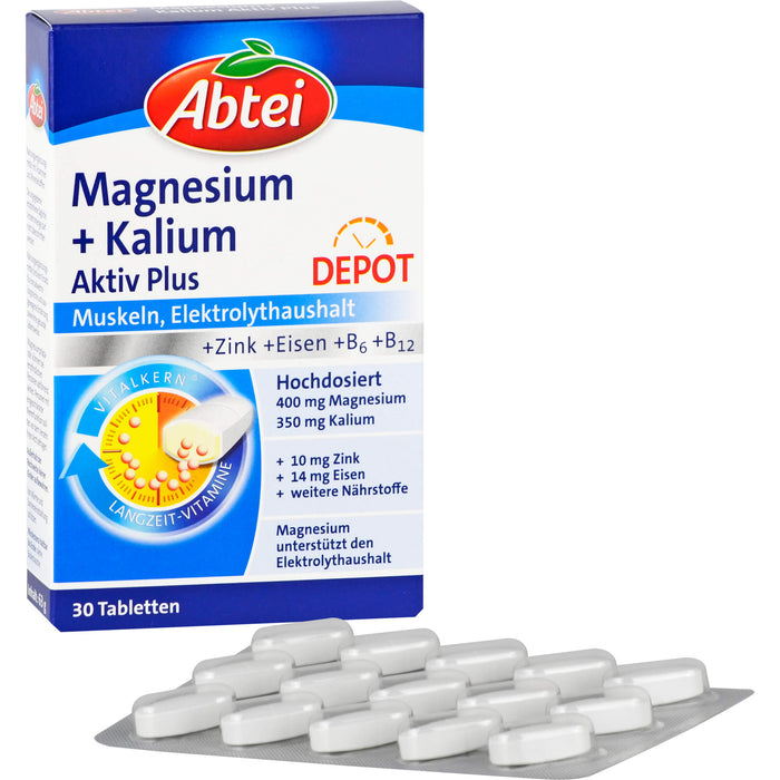 ABTEI Magnesium + Kalium Depot, 30 St TAB