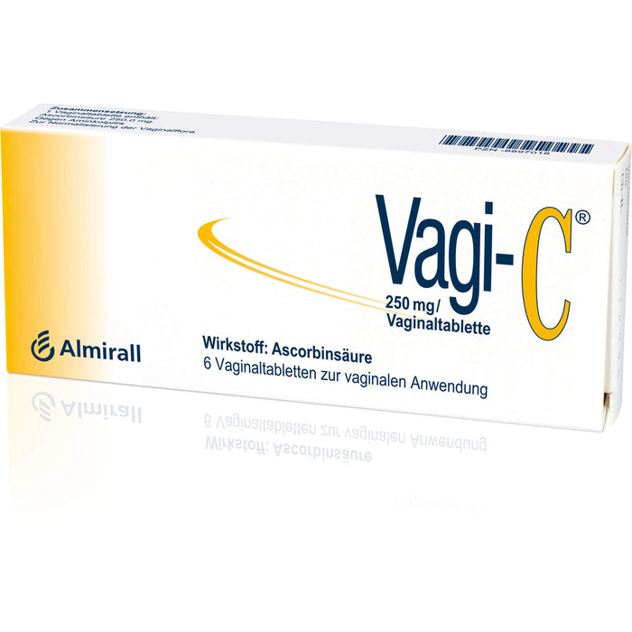 Vagi-C Vaginaltabletten, 6 pc Tablettes