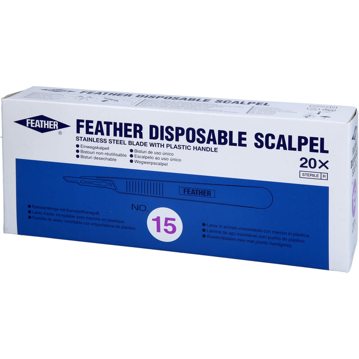 Skalpelle Einmal Fig. 15 Feather, 20 St