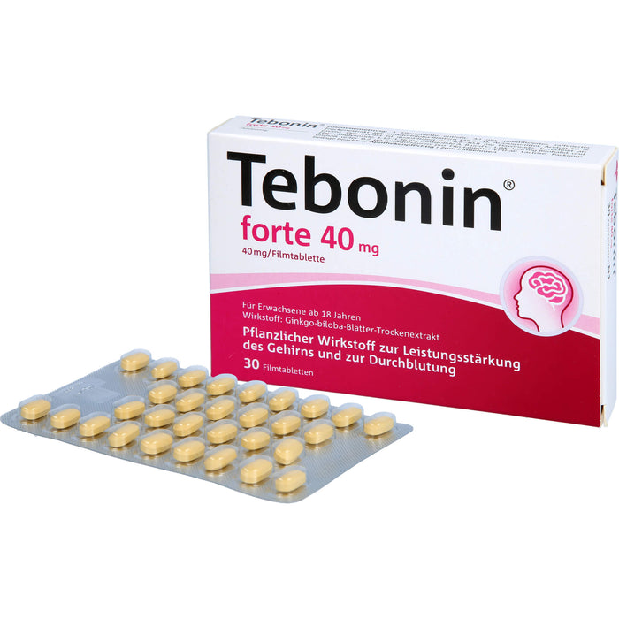 Tebonin forte 40 mg Tabletten, 30 pc Tablettes