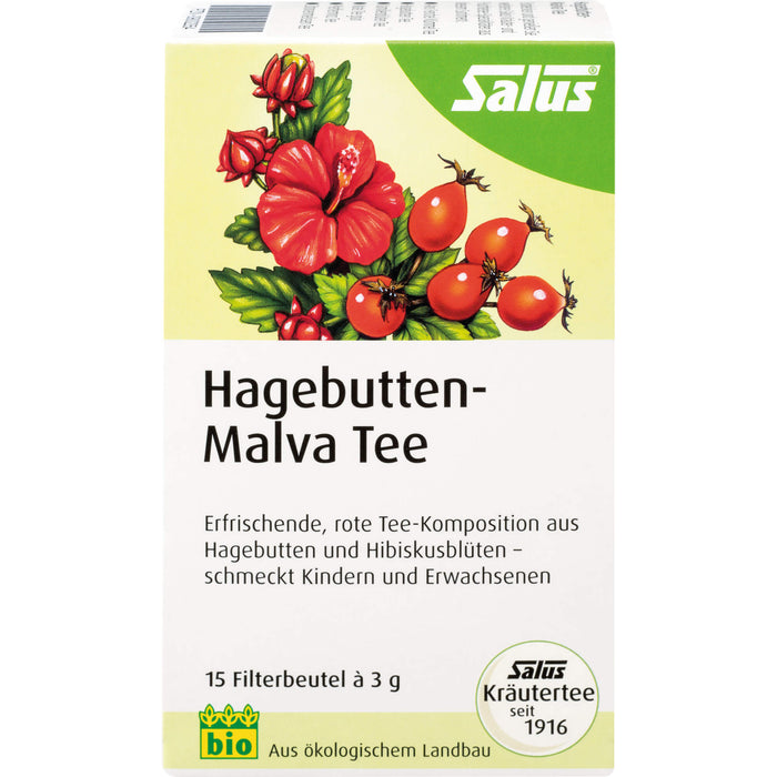 Hagebutten-Malvatee Früchtetee bio Salus, 15 St FBE