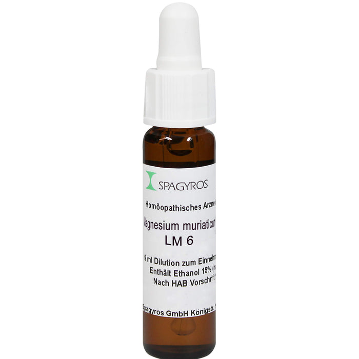 SPAGYROS Magnesium muriaticum LM6 Dilution, 9 ml Solution