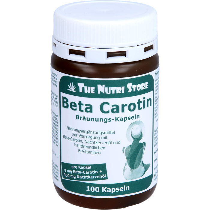 The Nutri Store Beta-Carotin 8 mg Bräunungskapseln, 100 pcs. Capsules