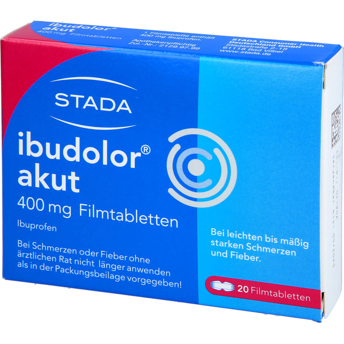 ibudolor akut 400 mg Filmtabletten, 20 pc Tablettes