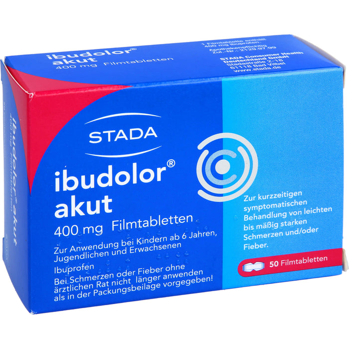 ibudolor akut 400 mg Filmtabletten, 50 St. Tabletten