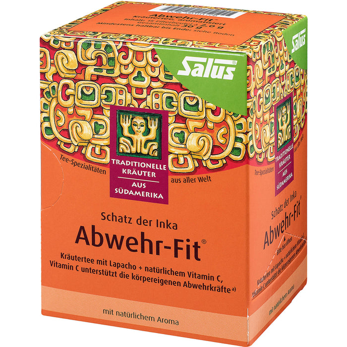 Salus Abwehr-Fit Kräutertee mit Lapacho + natürlichem Vitamin C, 15 pcs. Filter bag