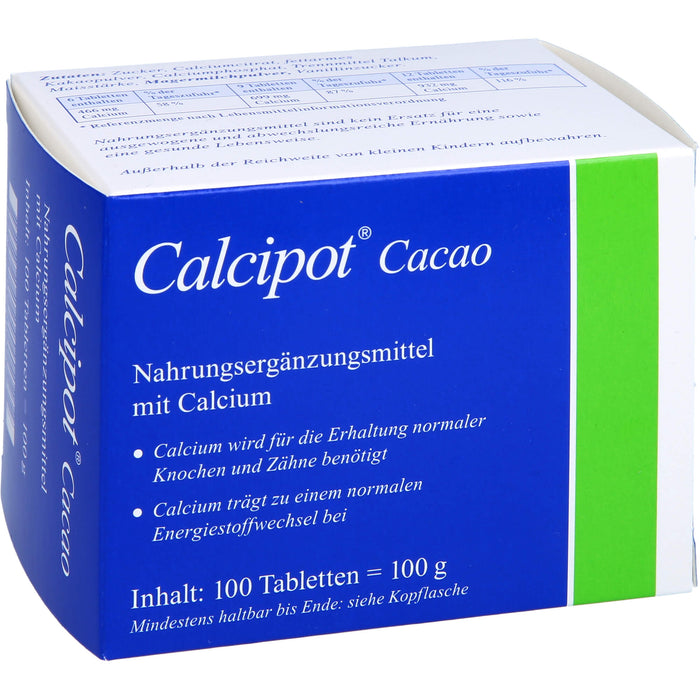 Calcipot Kautabletten, 100 St. Tabletten