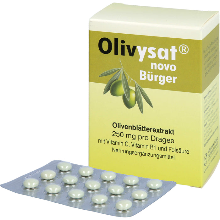 Olivysat novo Bürger Olivenblätterextrakt 250 mg Dragees, 90 pcs. Tablets