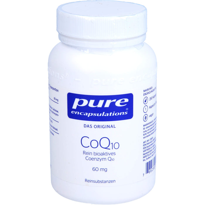 pure encapsulations CoQ10 Coenzym Q10 60 mg Kapseln, 250 pcs. Capsules