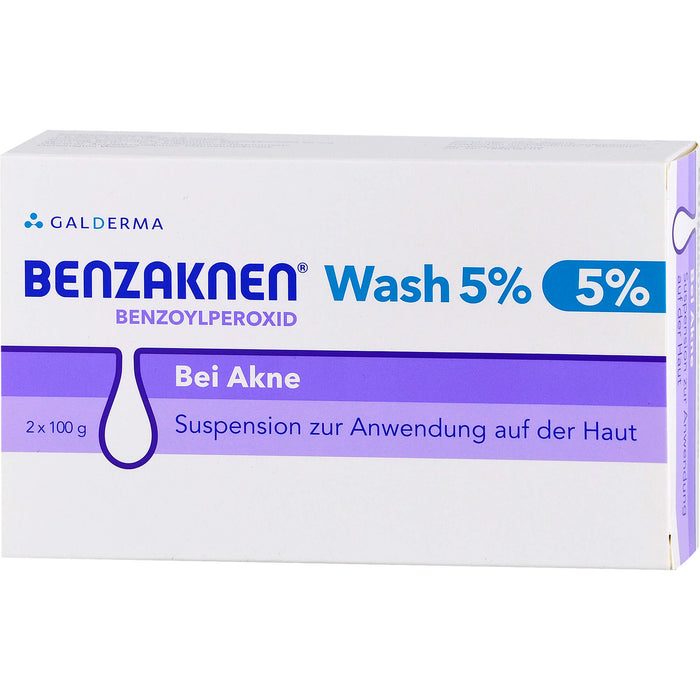 BENZAKNEN Wash 5 % Suspension bei Akne, 200 g Solution