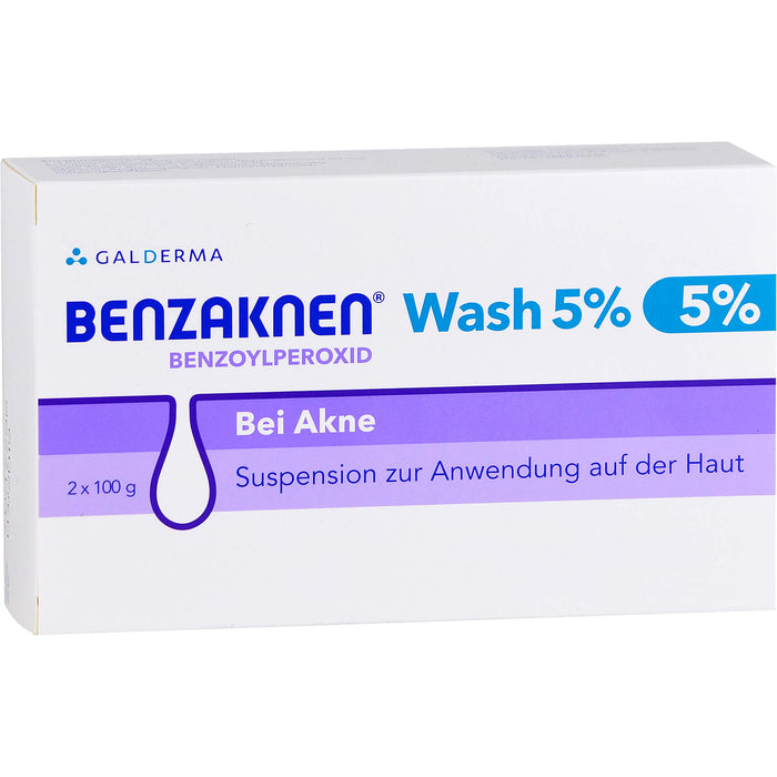 BENZAKNEN Wash 5 % Suspension bei Akne, 200 g Solution