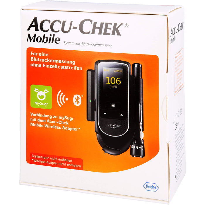 ACCU-CHEK Mobile Set mg/dl III für eine Blutzuckermessung ohne Einzelteststreifen, 1 pc Dispositif