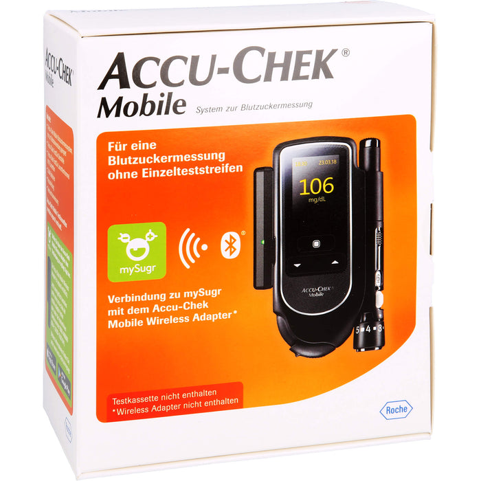 ACCU-CHEK Mobile Set mg/dl III für eine Blutzuckermessung ohne Einzelteststreifen, 1 pcs. Device