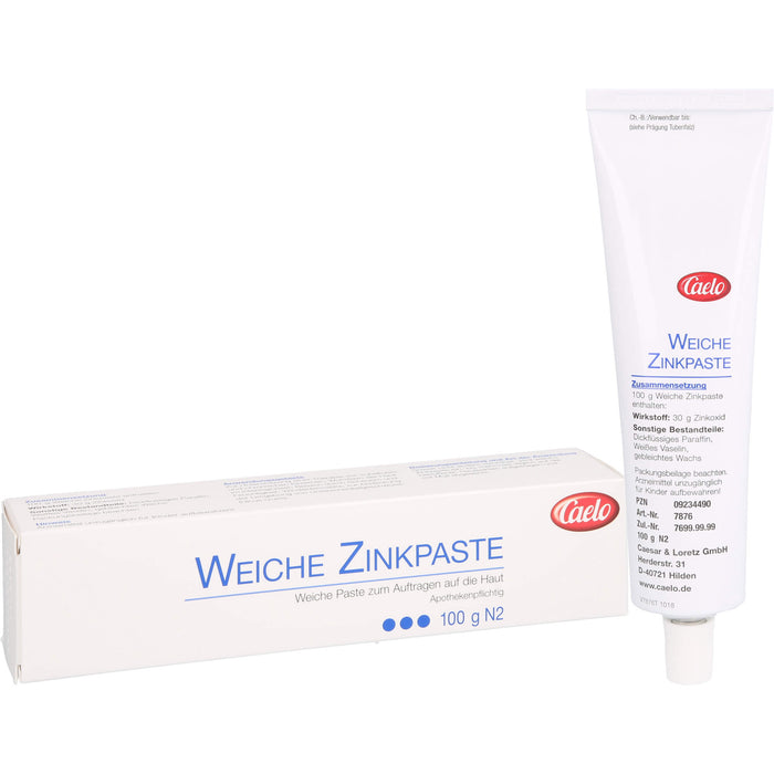 Zinkpaste weich Caelo HV-Packung, 100 g Creme